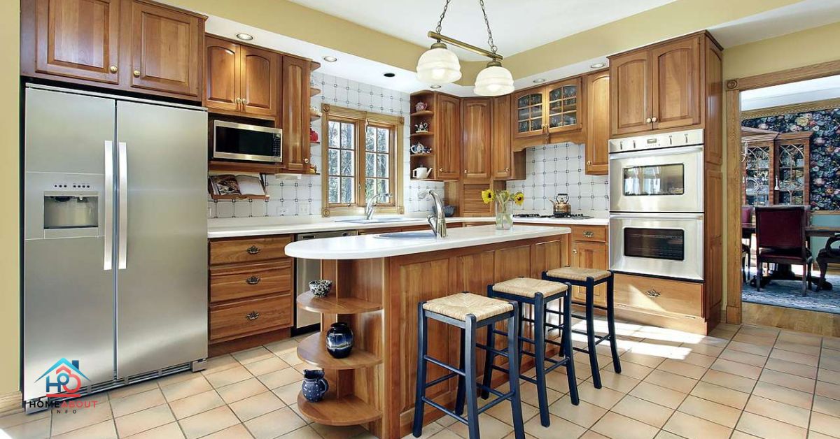 Atoll Kitchen and Tall Cabinets