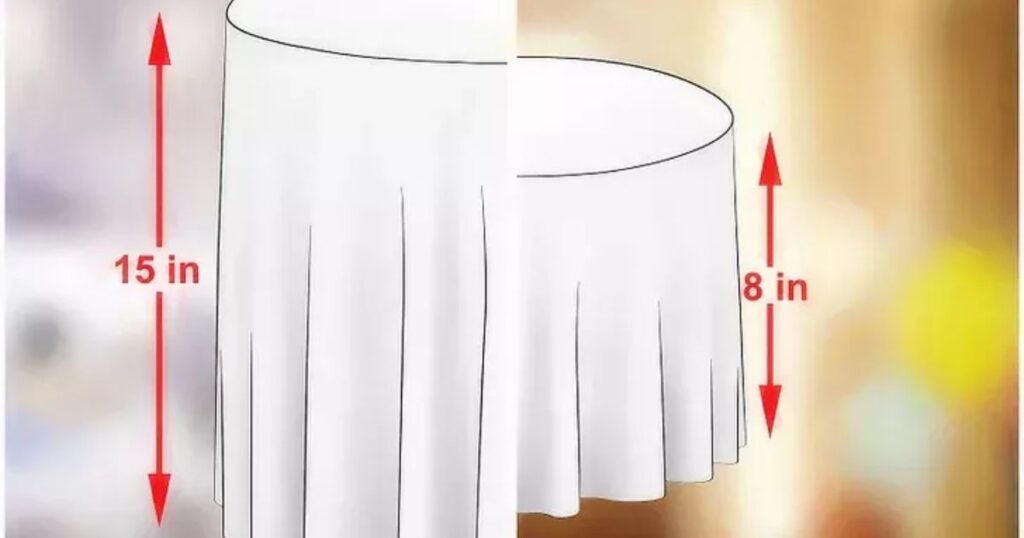 Determining The Ideal Tablecloth Size