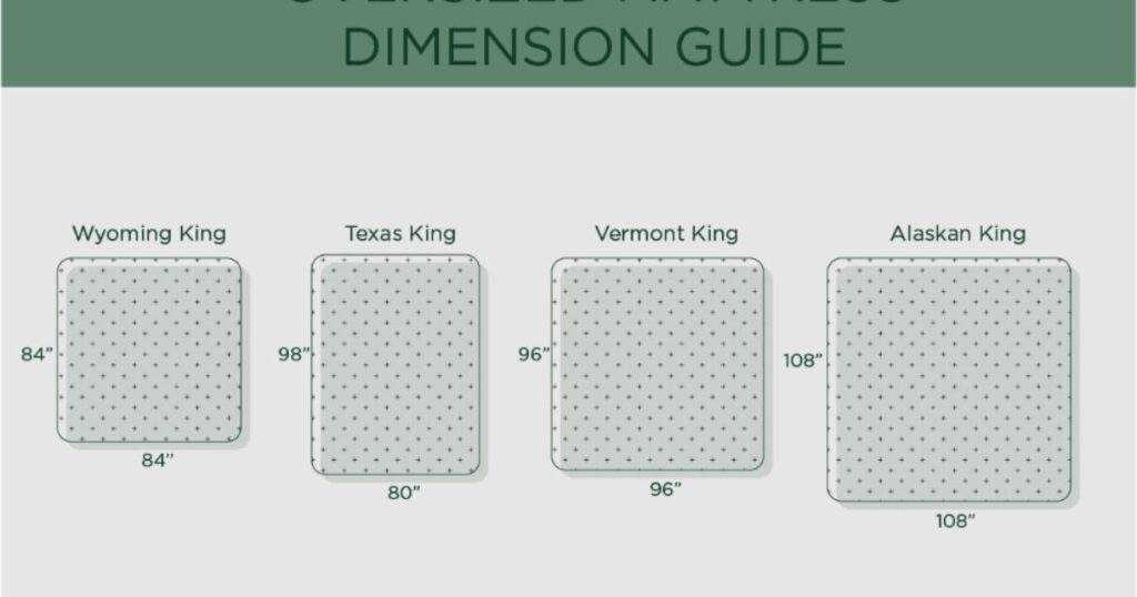 Wyoming King Bed Dimensions