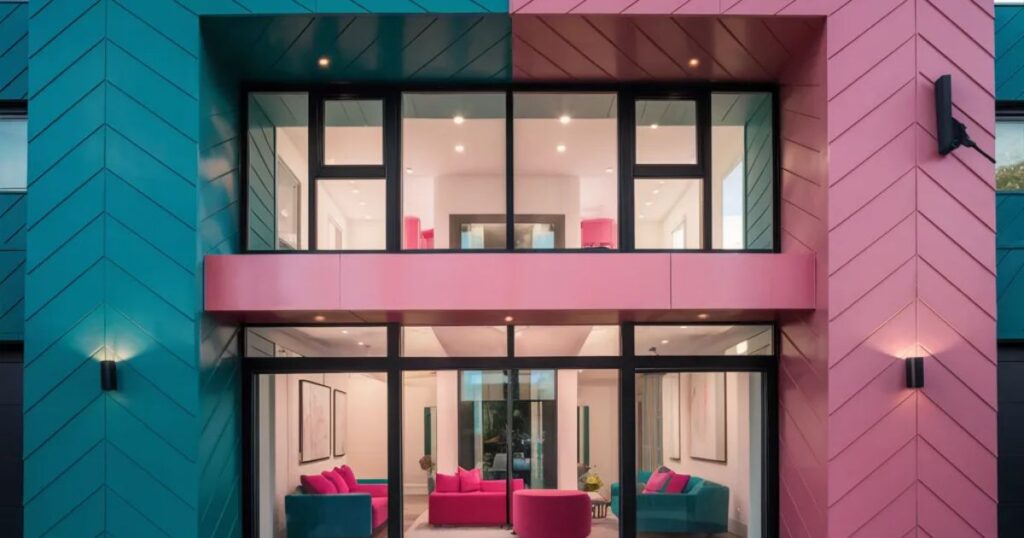 CONTEMPORARY COOL WITH TEAL/TURQUOISE AND PINK